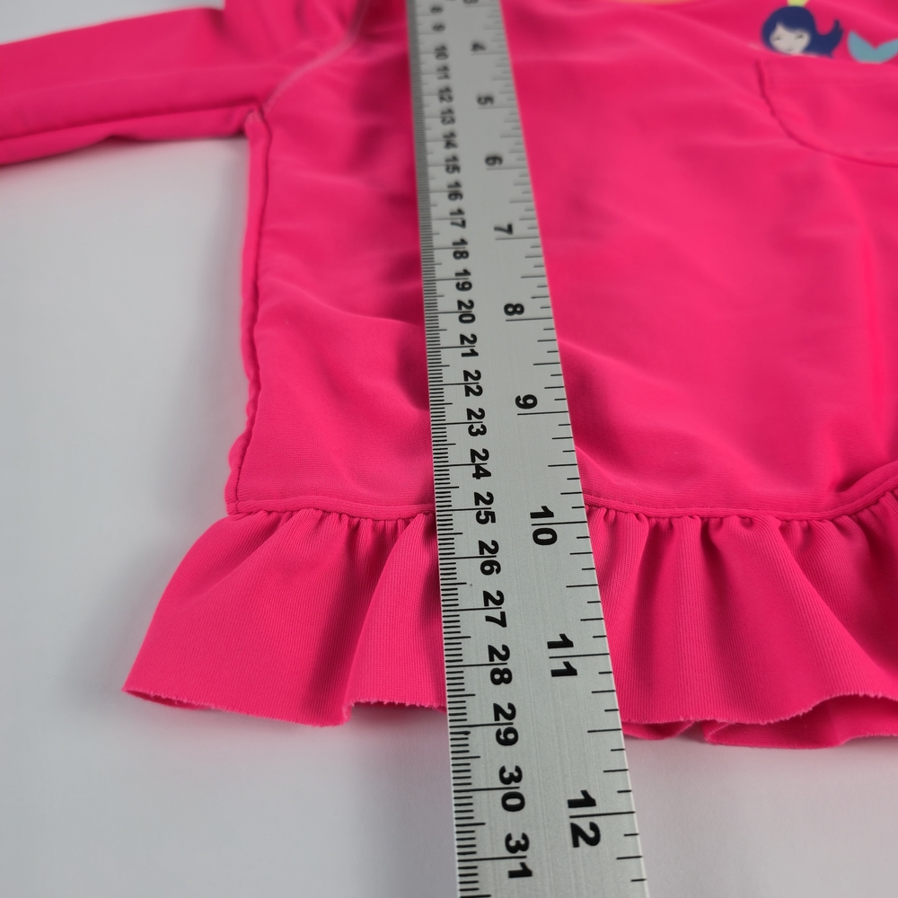 Carter's Baby Girls Mermaid Rash Guard Long Sleeves Swim Top | 24M - Picture 4 of 10